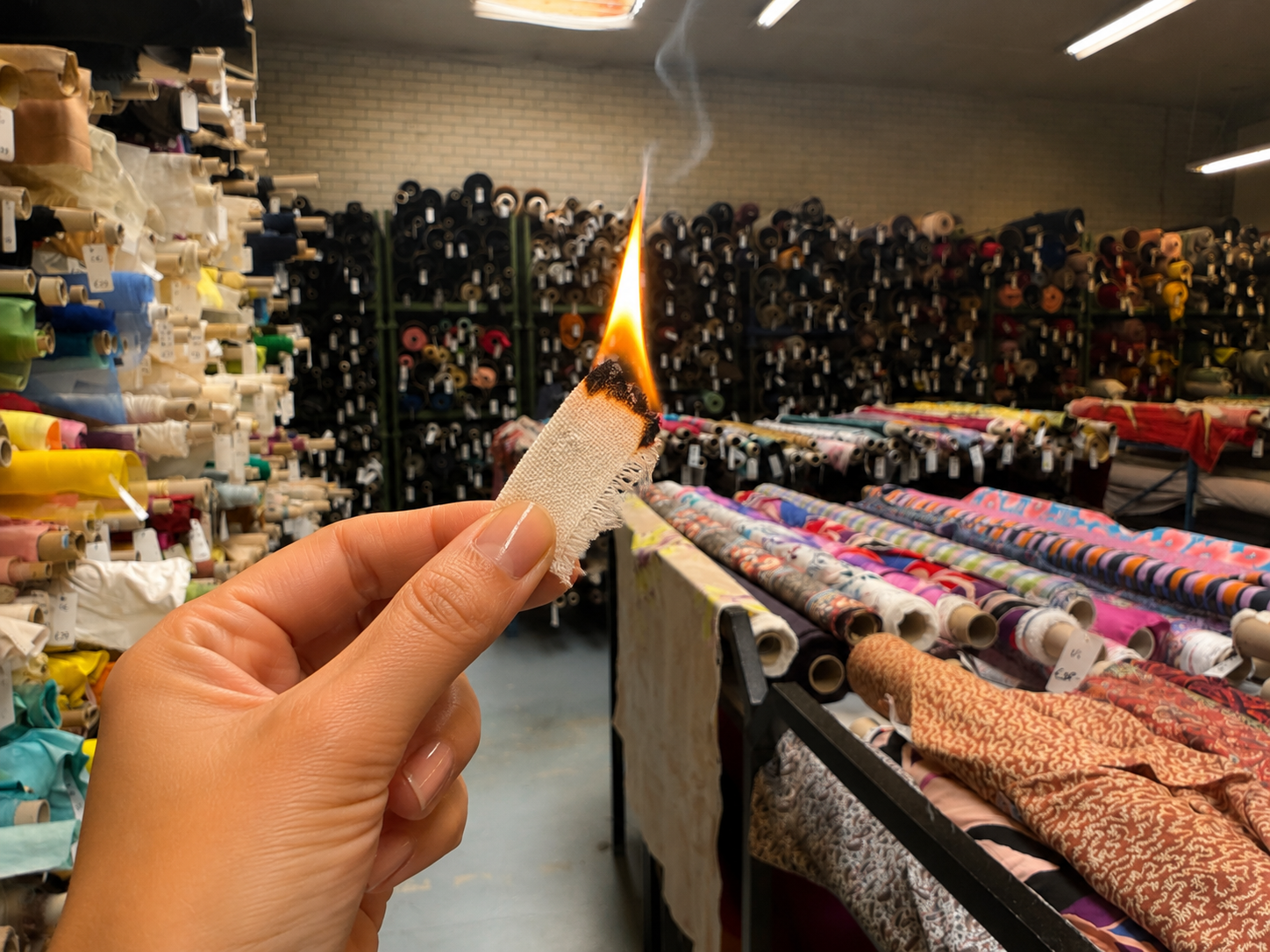 Brandproef stoffen: zo herken je katoen, linnen, wol, zijde, polyester en polyamide