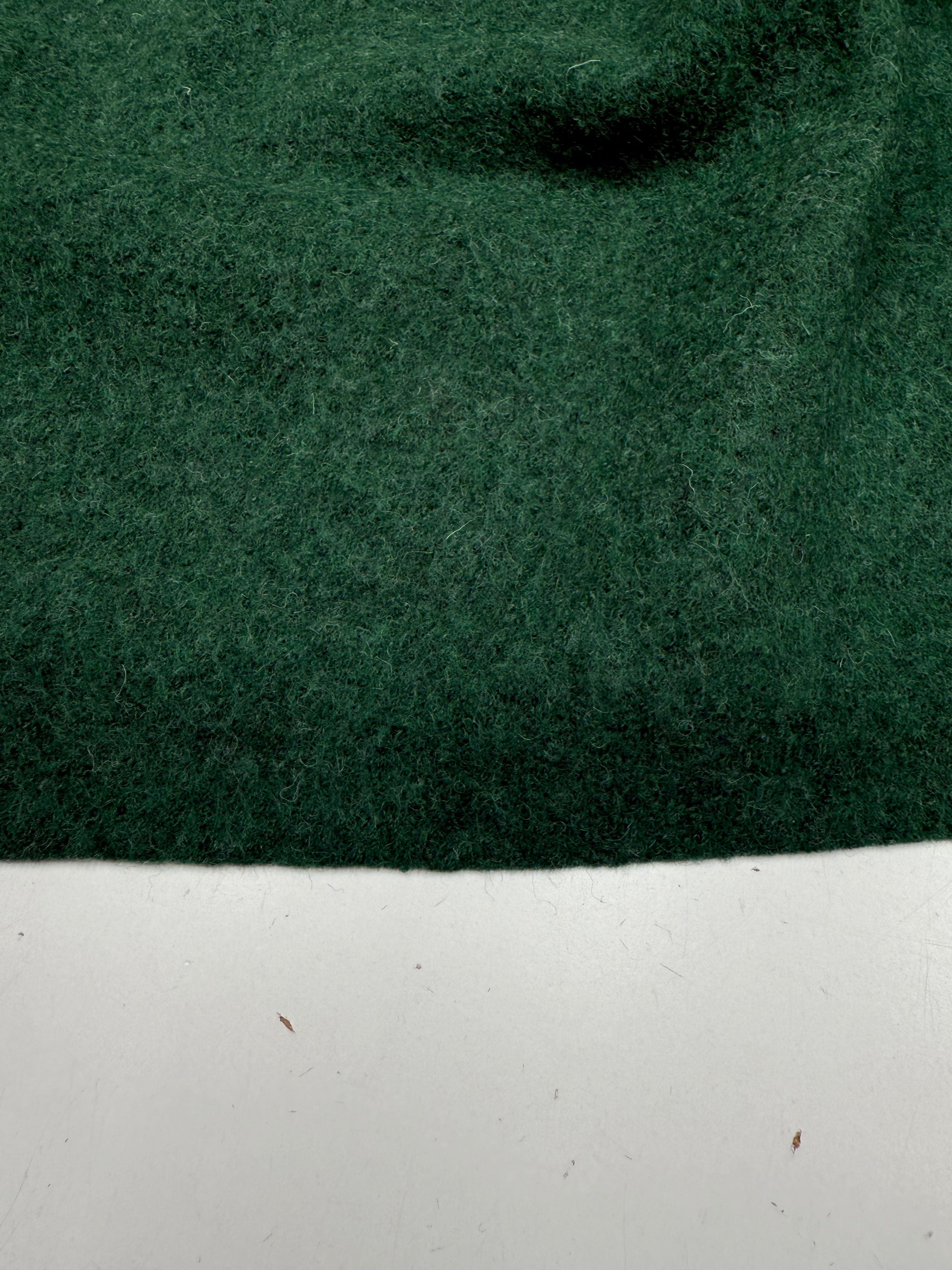 Boiled wool green