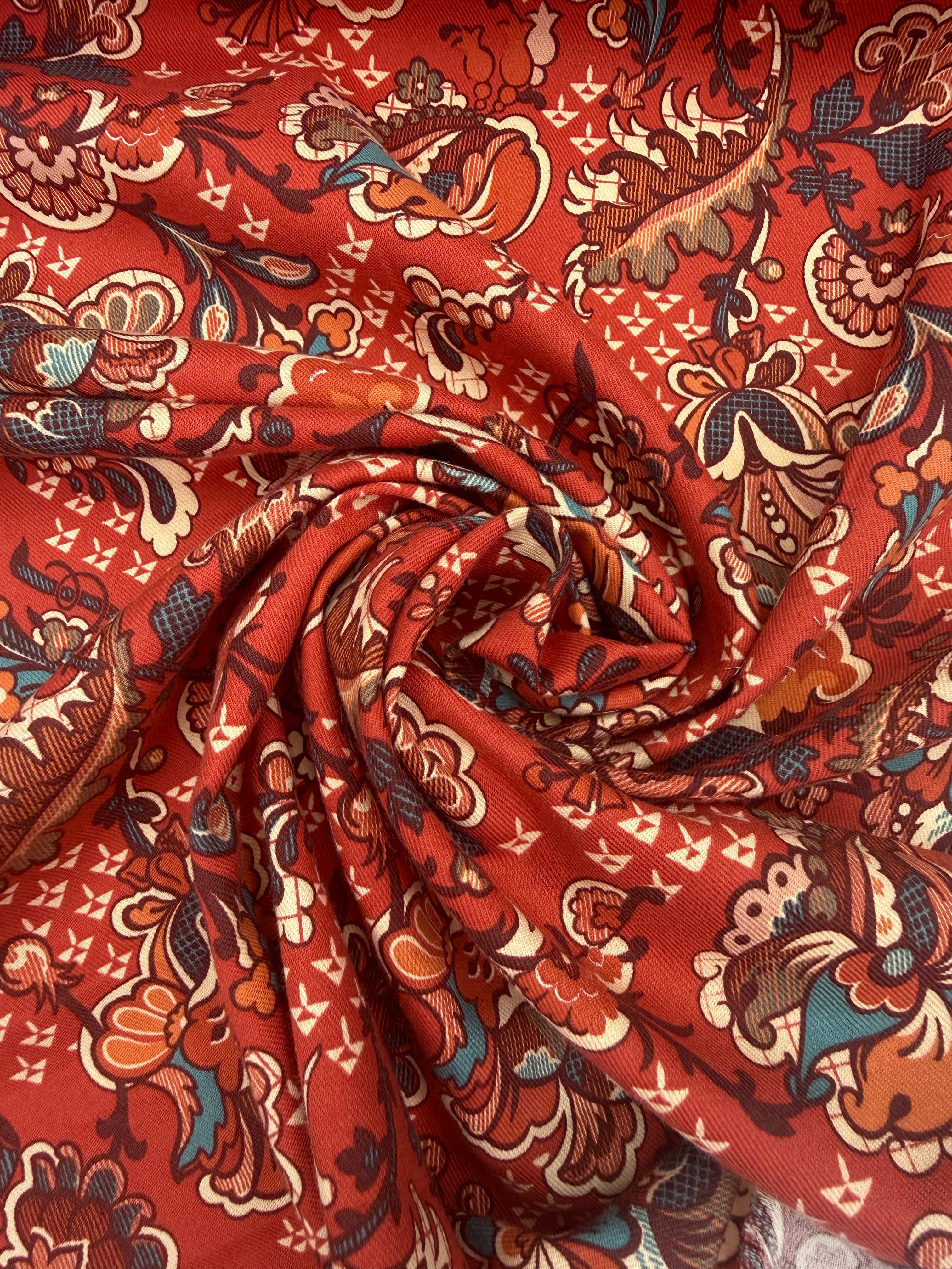 Liberty katoen met print