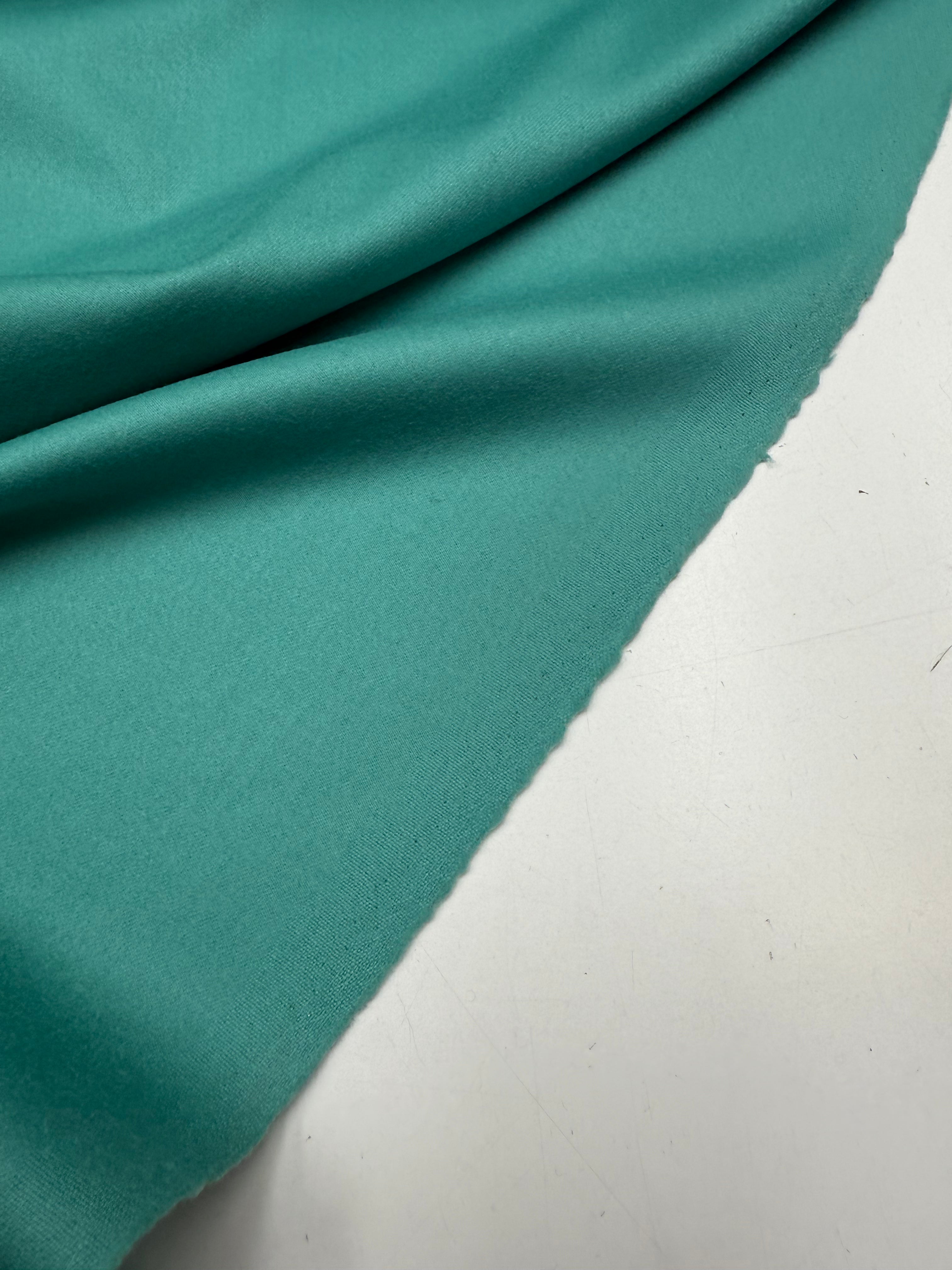 Wool twill trousers, thickness mint blue