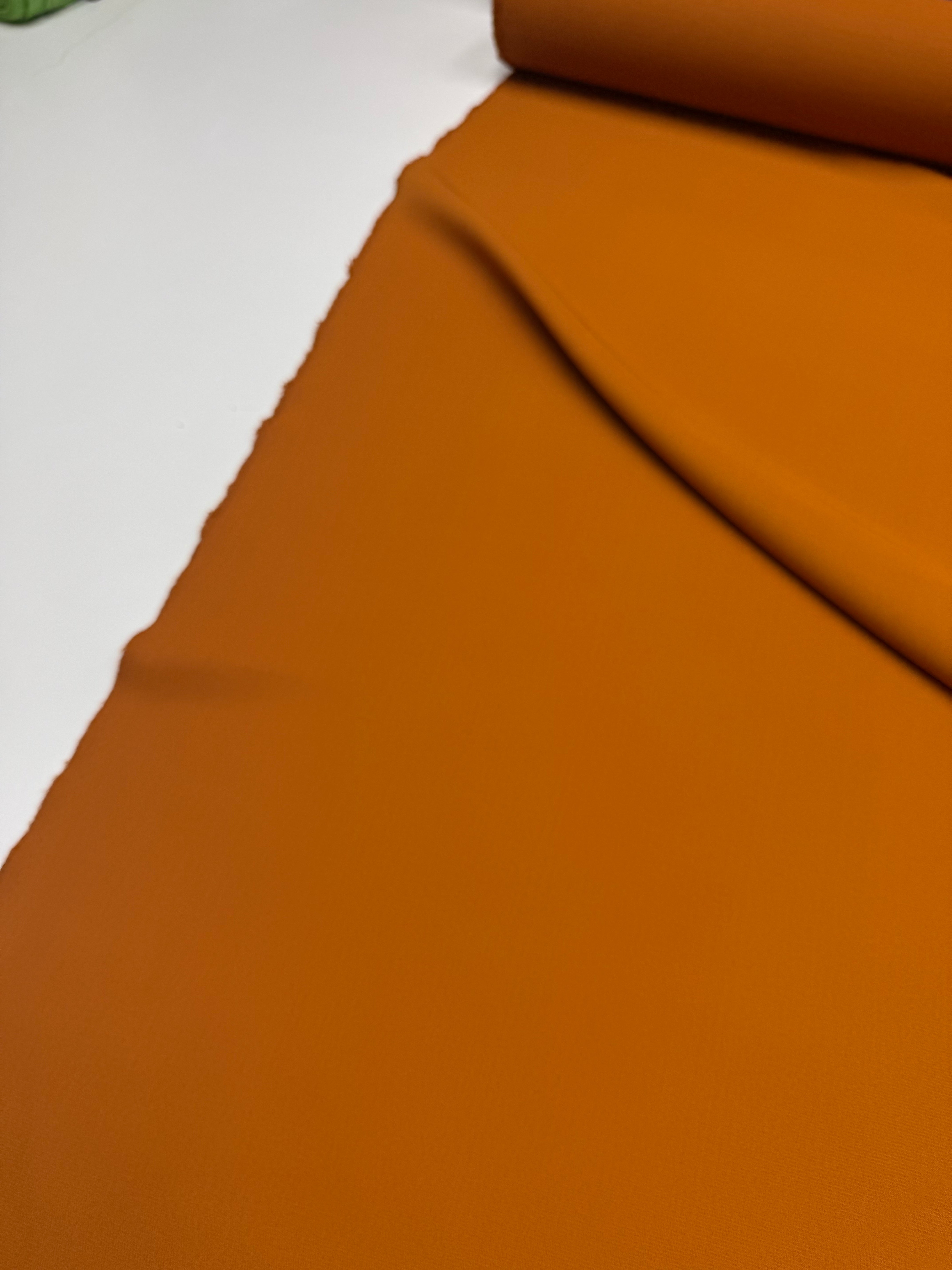 Wool trousers, thickness, plain weave, rust orange