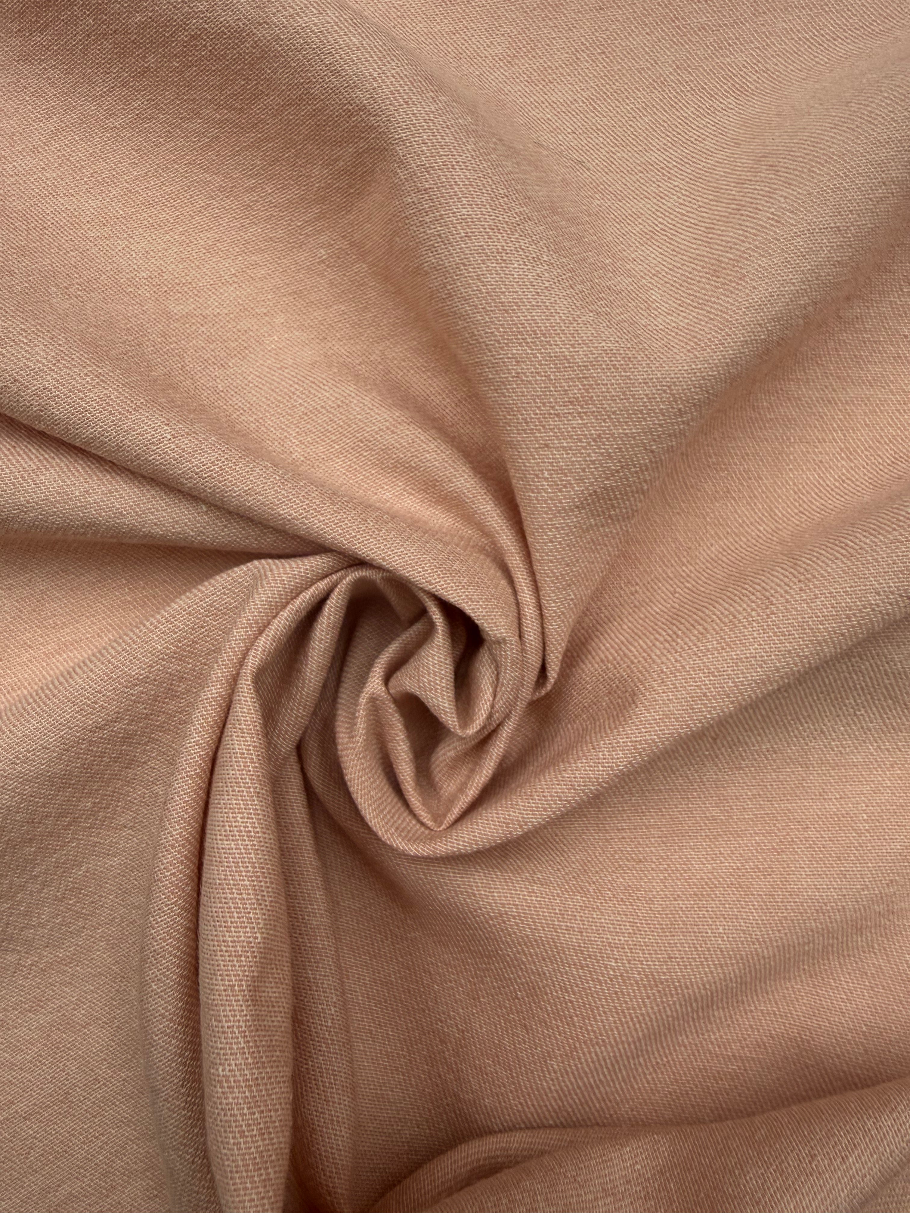 Linnen viscose keper warm roze