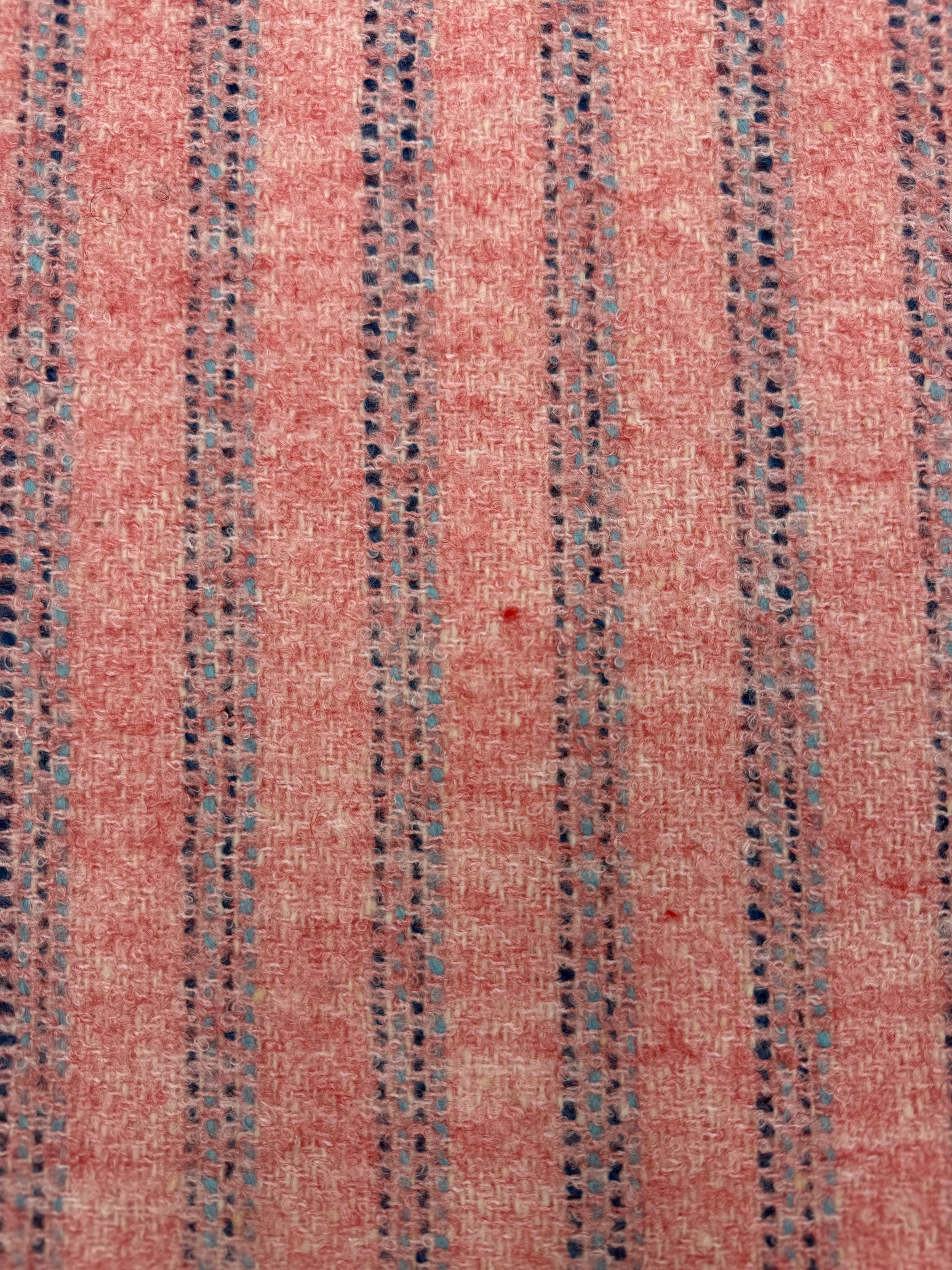 Wool special stripe pink