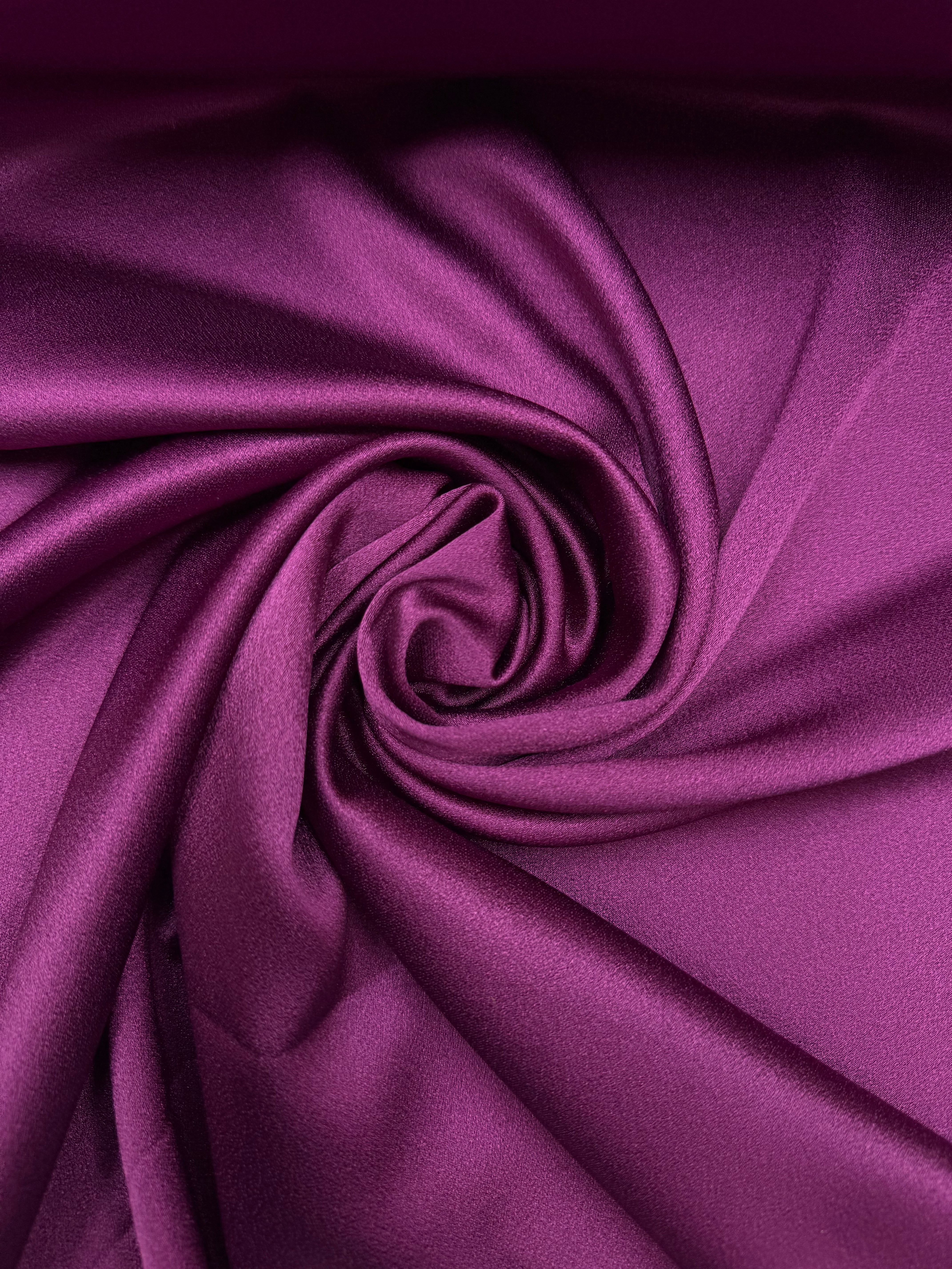 Crepe satijn Cady purper