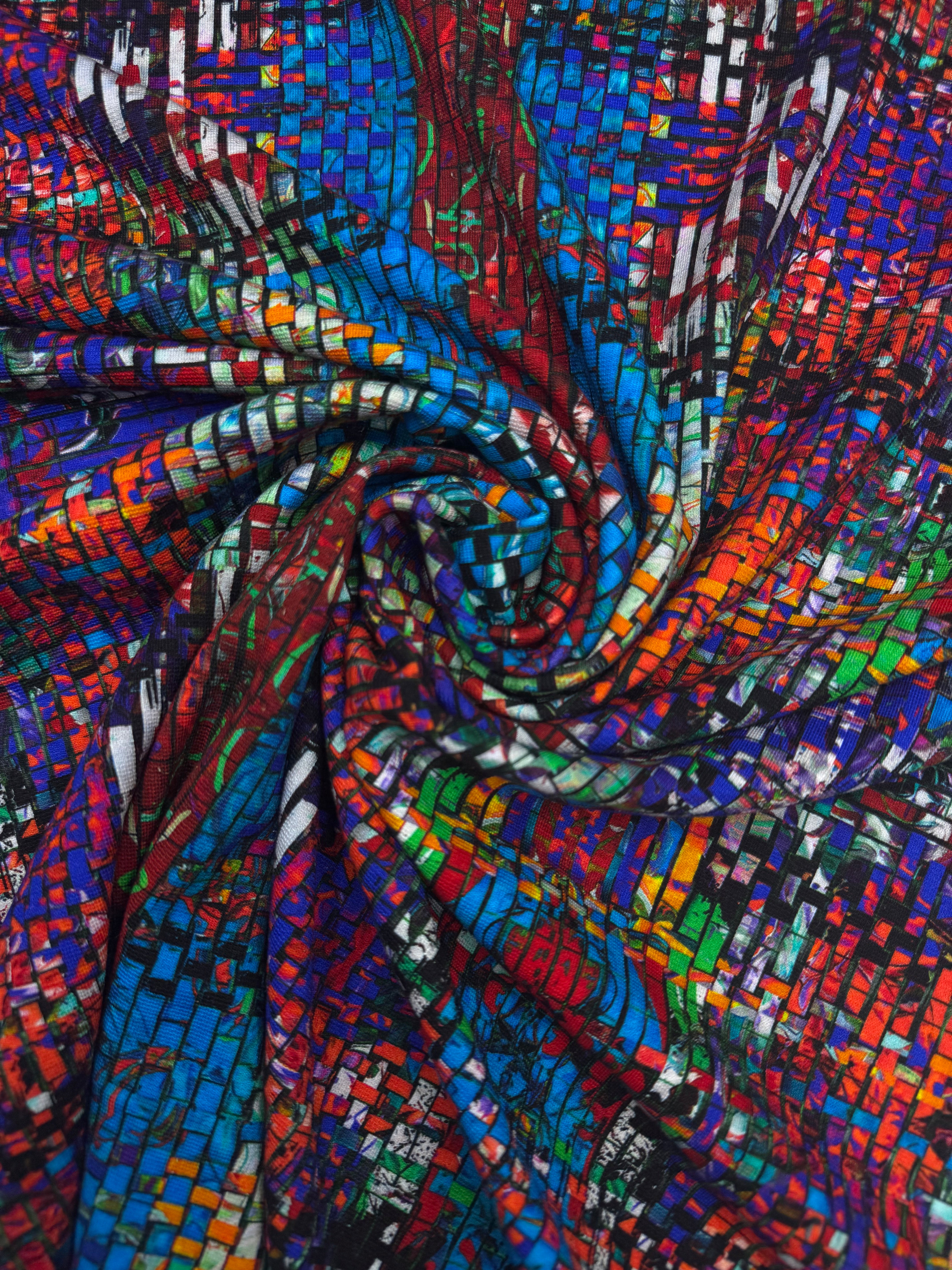 Exclusief dessin punta color bomb ruit
