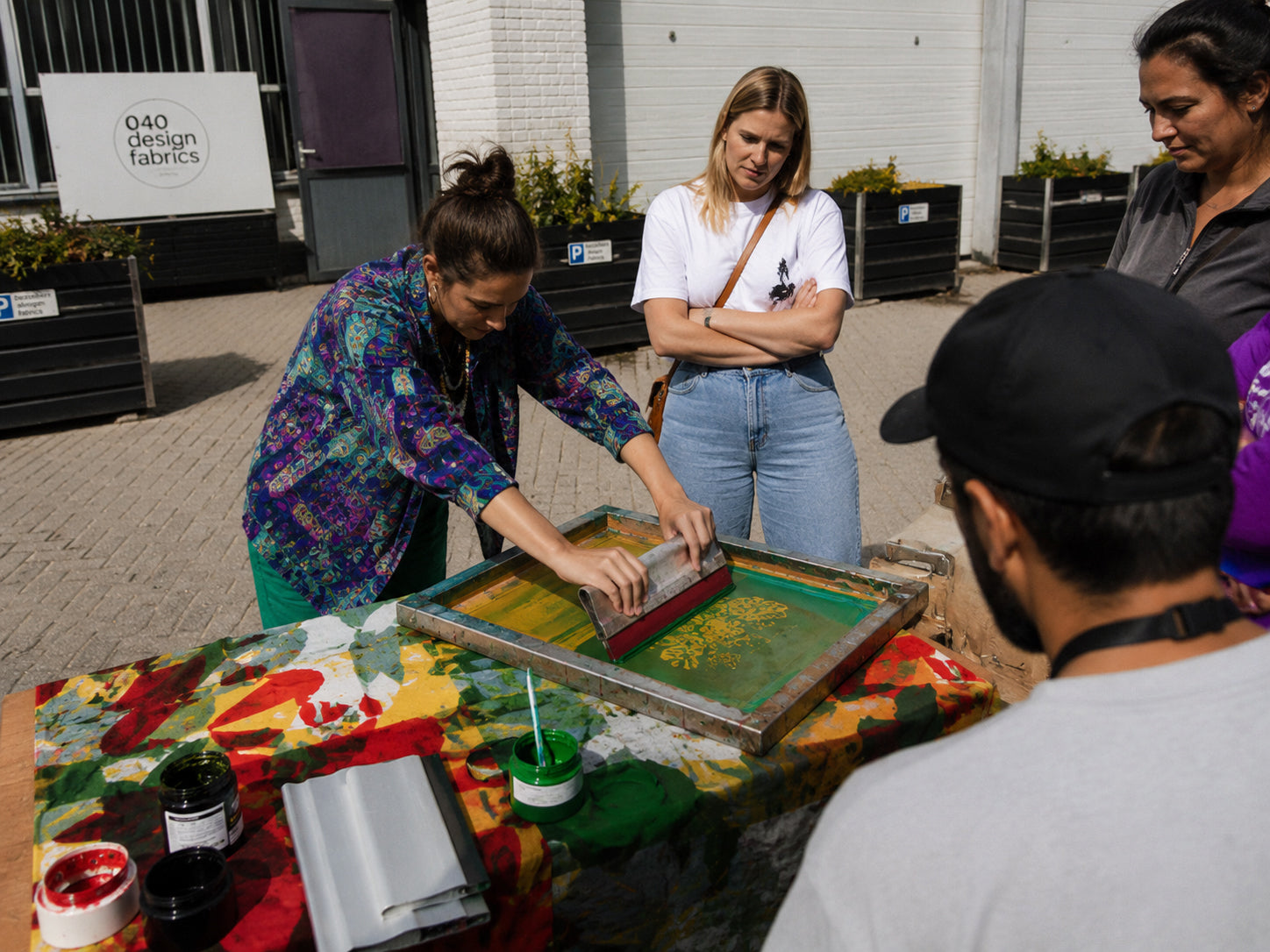 Workshop zeefdrukken Za 5 sept