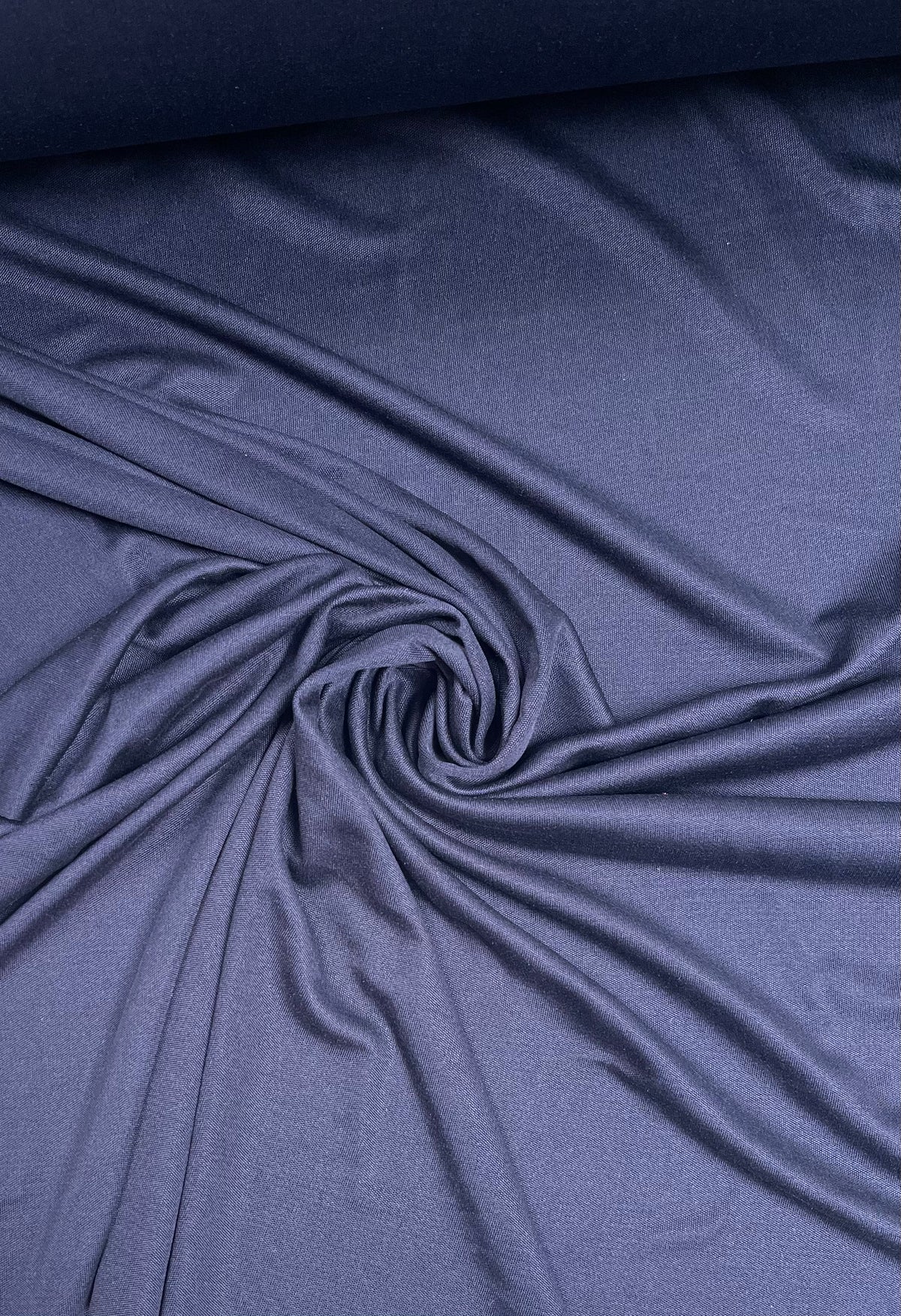 Silk jersey navy blue
