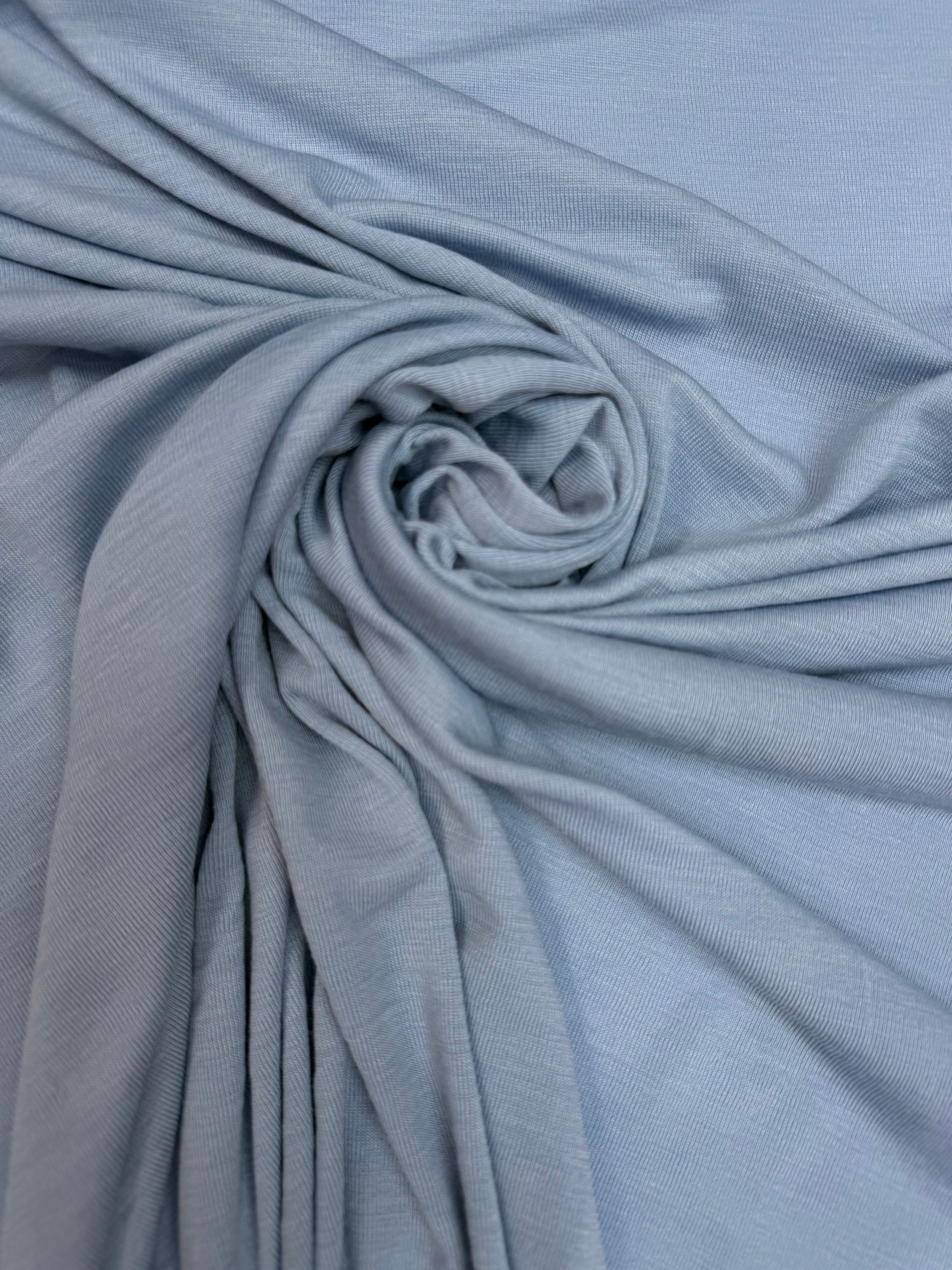 Merino wol jersey licht blauw shirt