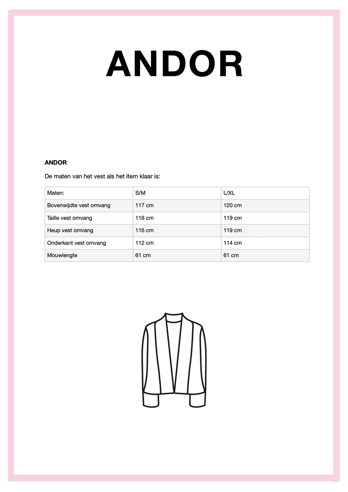 Andor printed version pattern (vest)