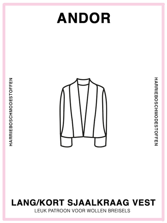 Patroon Andor geprinte versie  (vest)