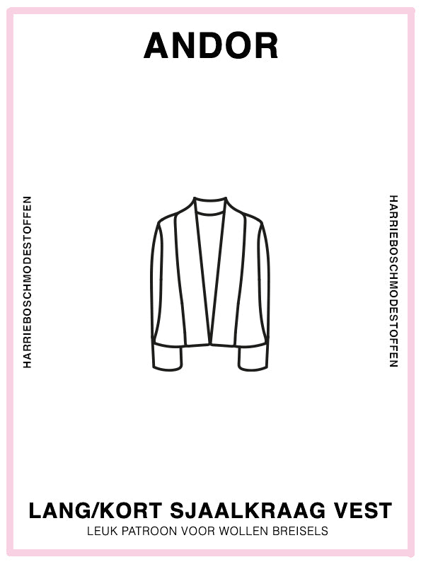 Patroon Andor geprinte versie  (vest)