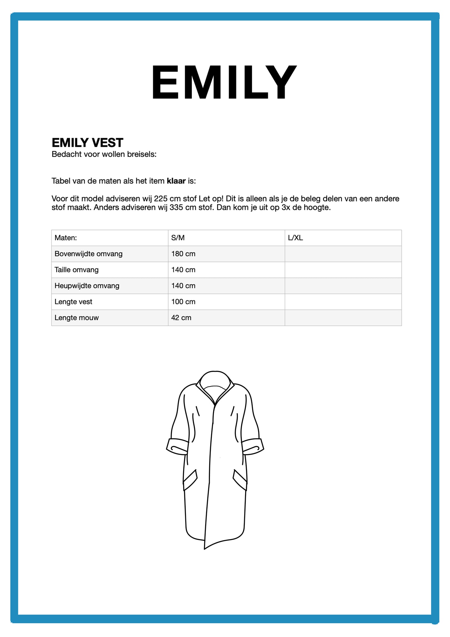 Emily pattern printed version