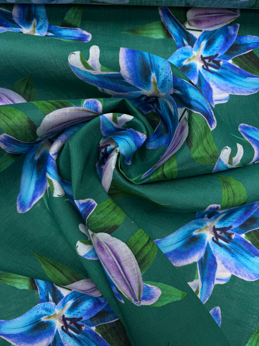 SS2025 Linen exclusive print floral