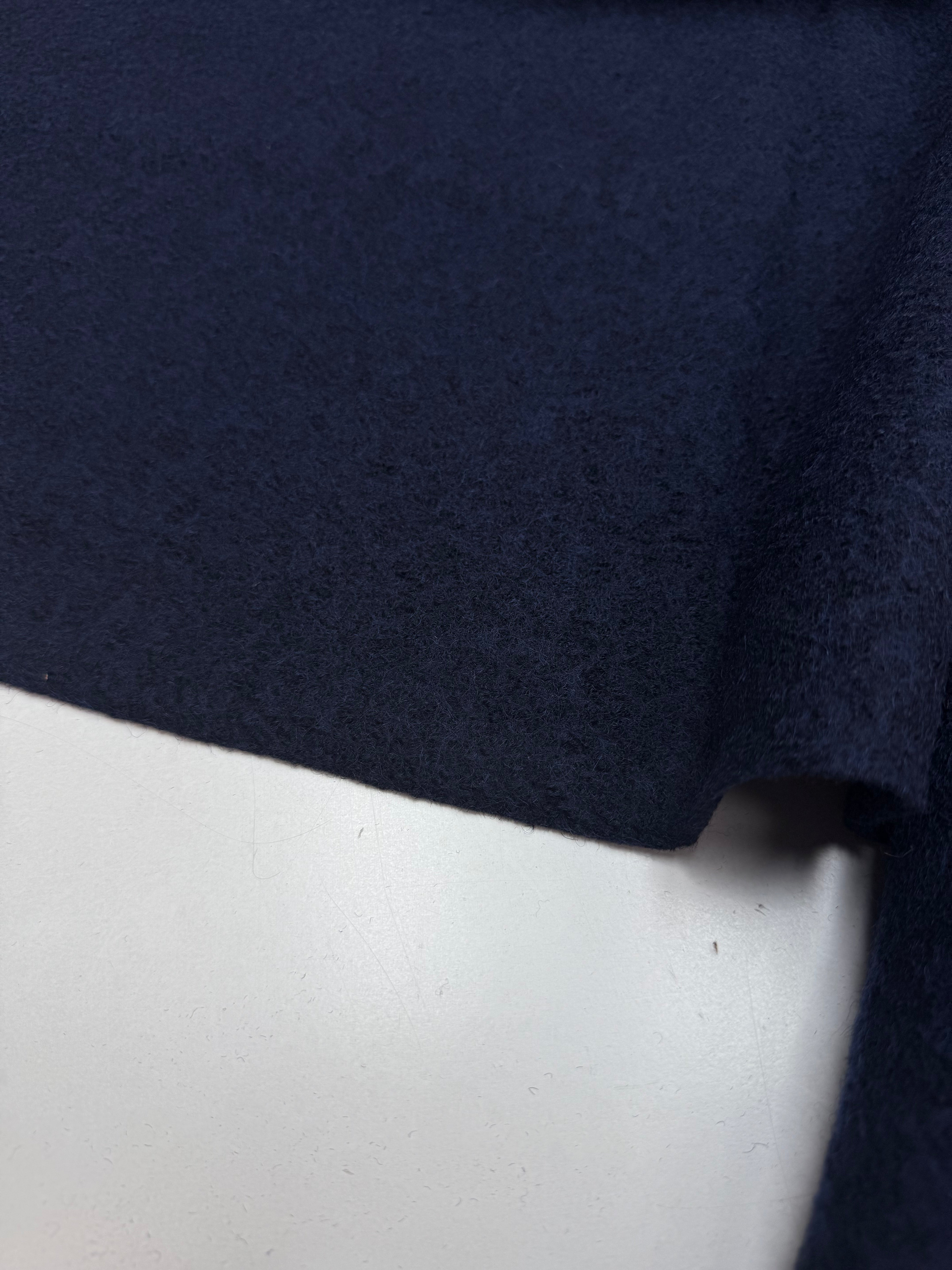 Boiled wool navy