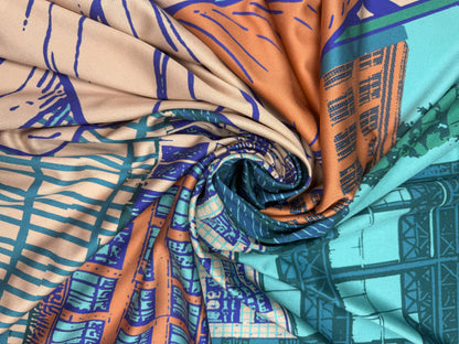 SS2026 zijden jersey  040 design fabrics paneel 130x140 cm