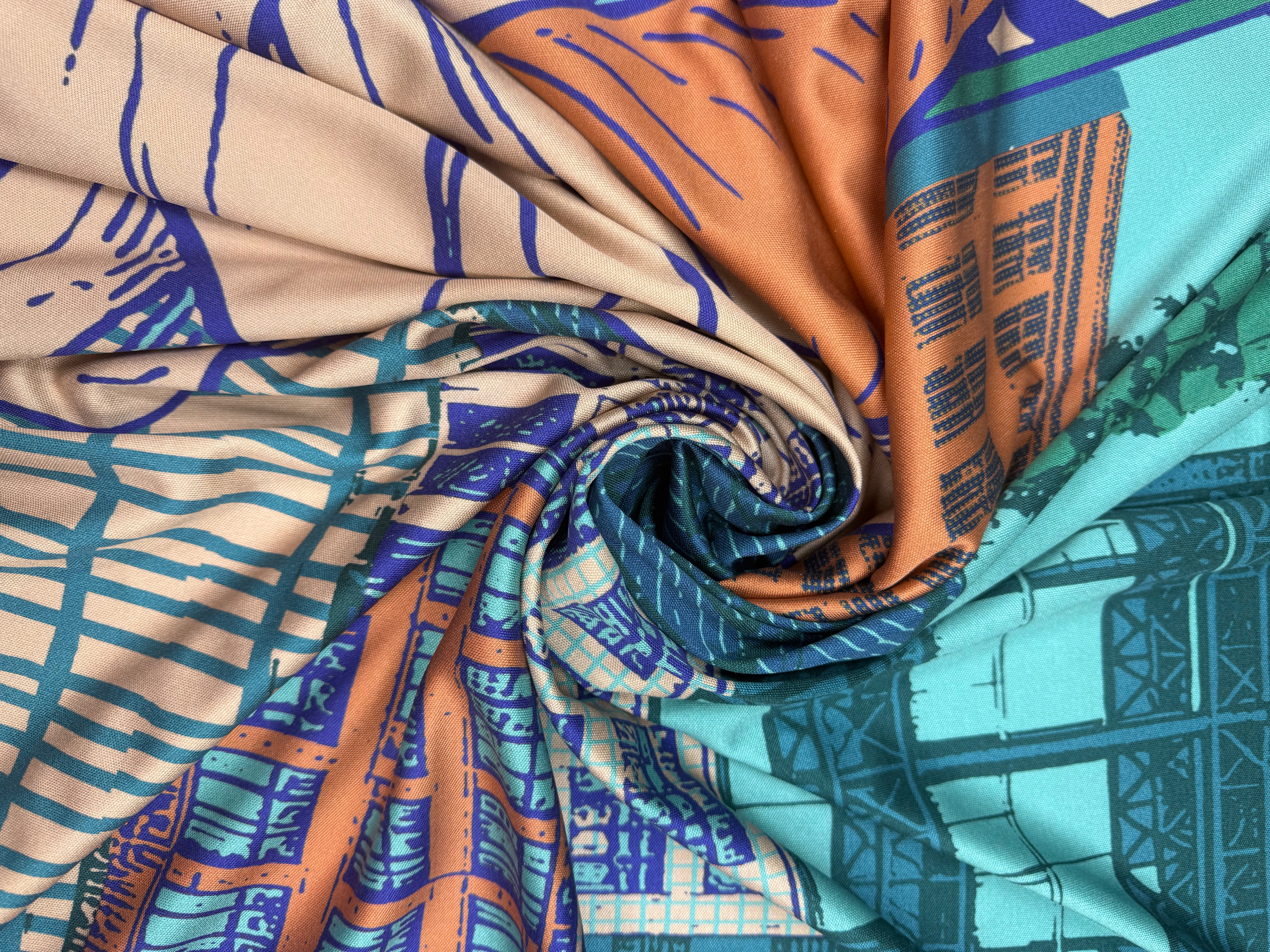 SS2026 zijden jersey  040 design fabrics paneel 130x140 cm