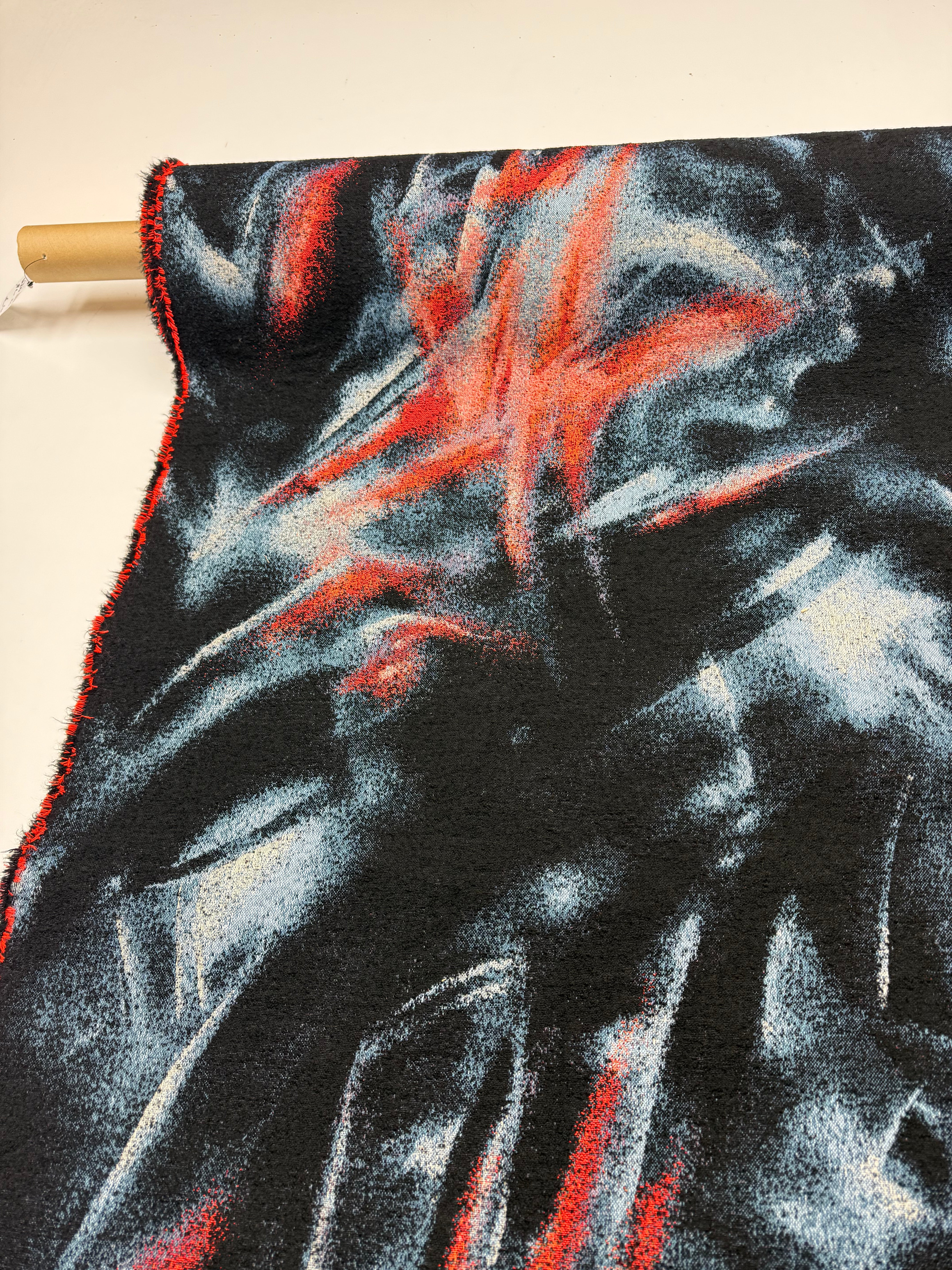 Jacquard fabric wool explosion