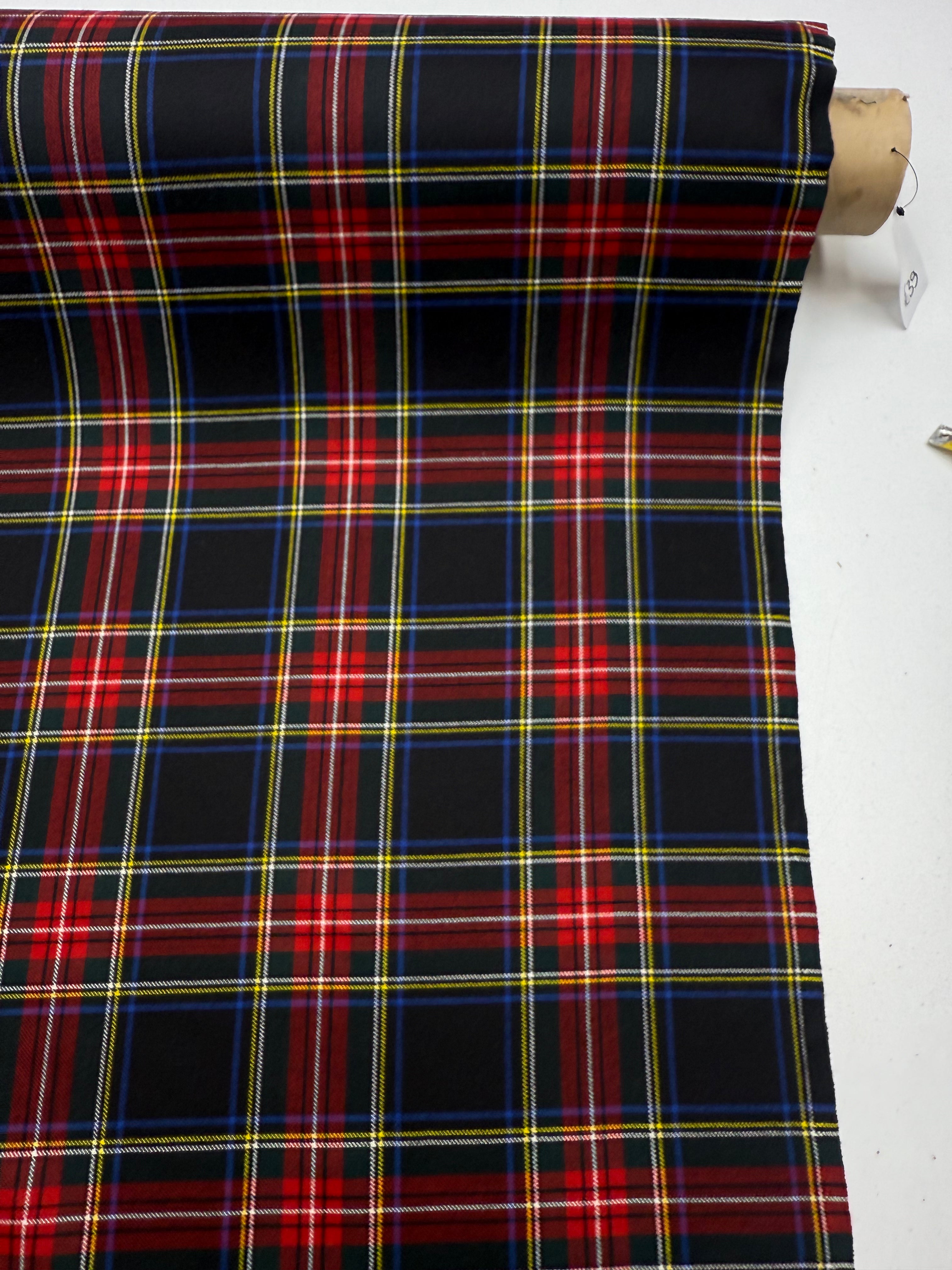 Wool tartan check classic