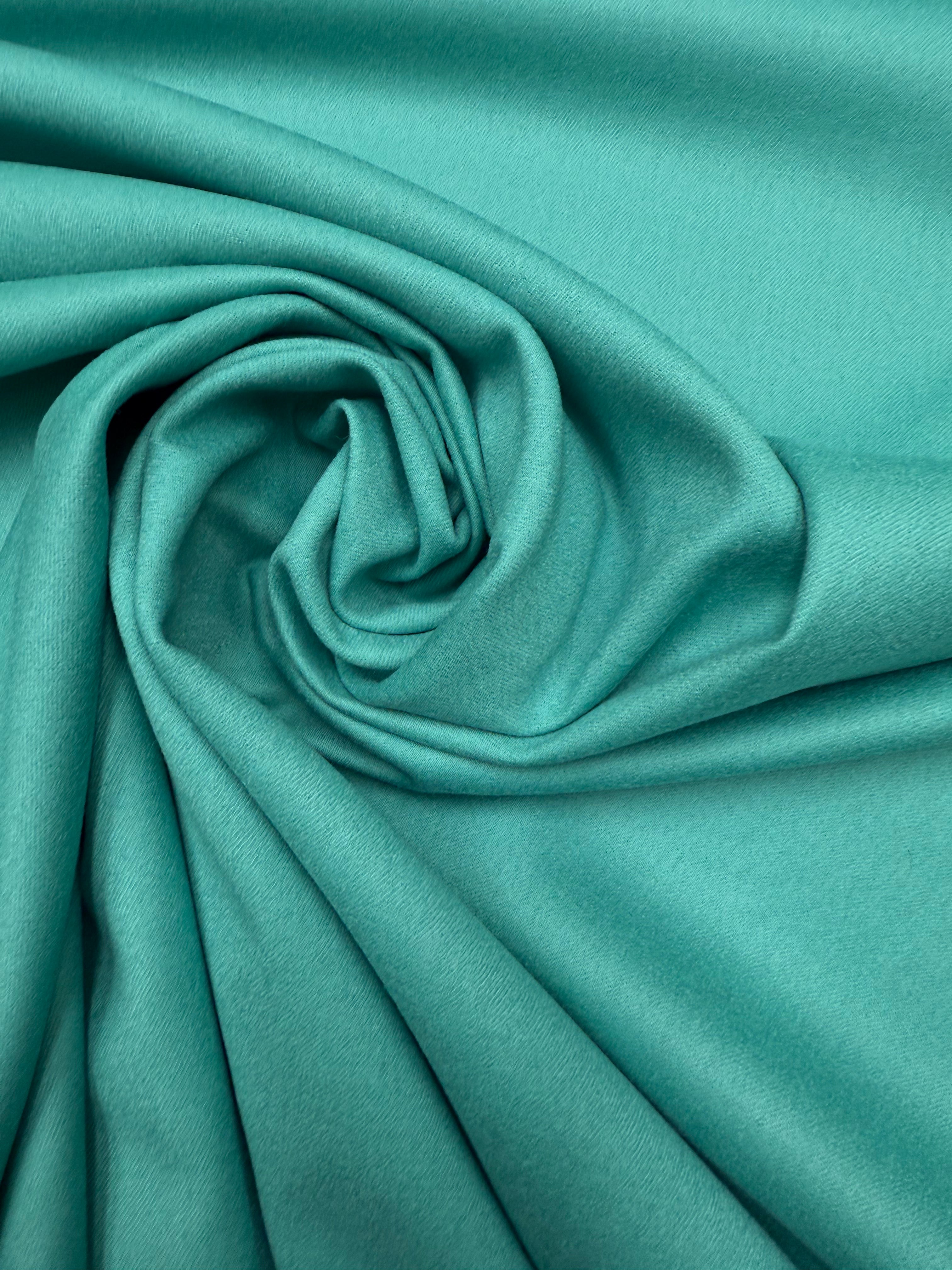 Wol keper pantalon dikte mint blauw