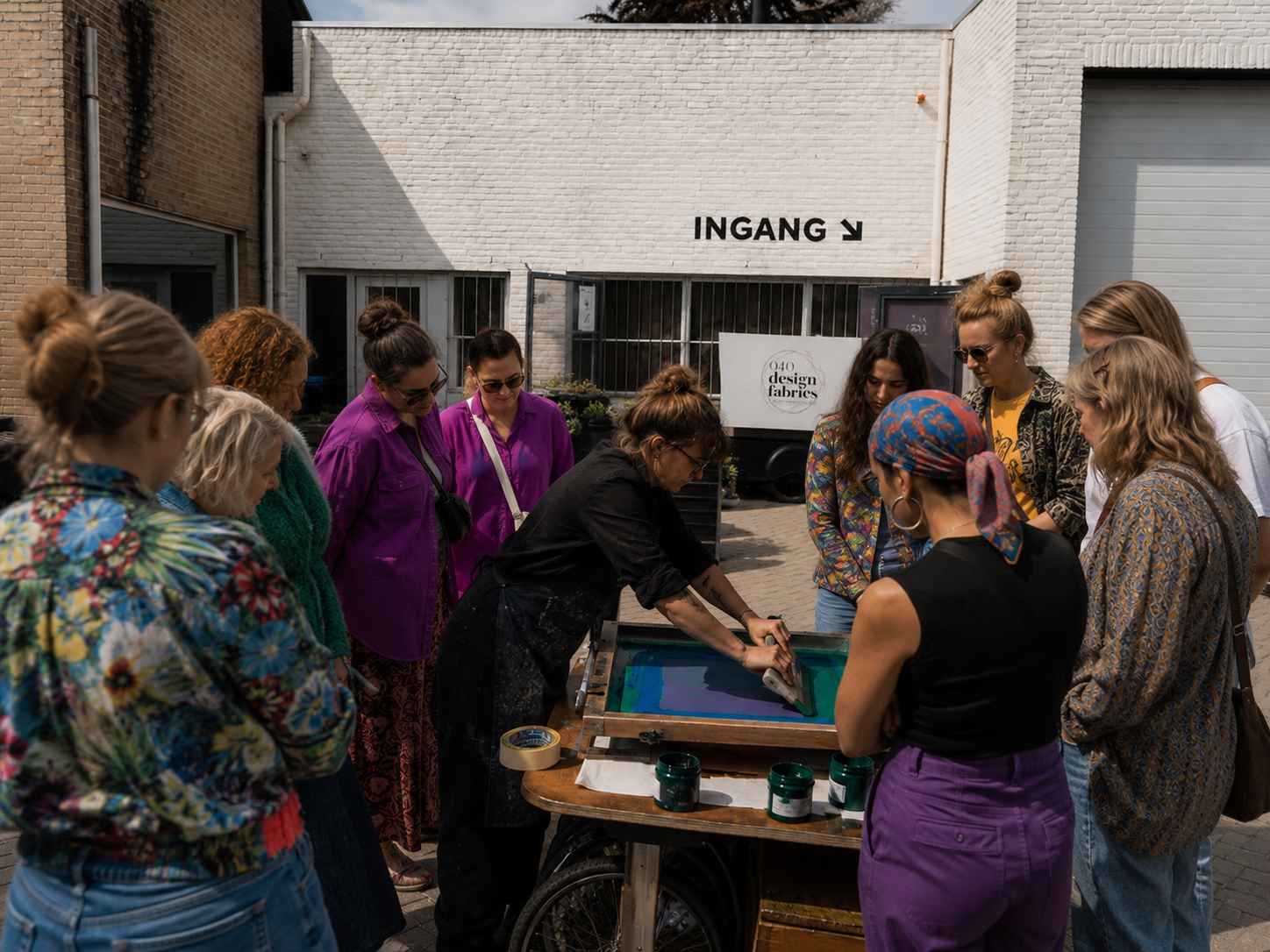 Workshop zeefdrukken Za 5 sept