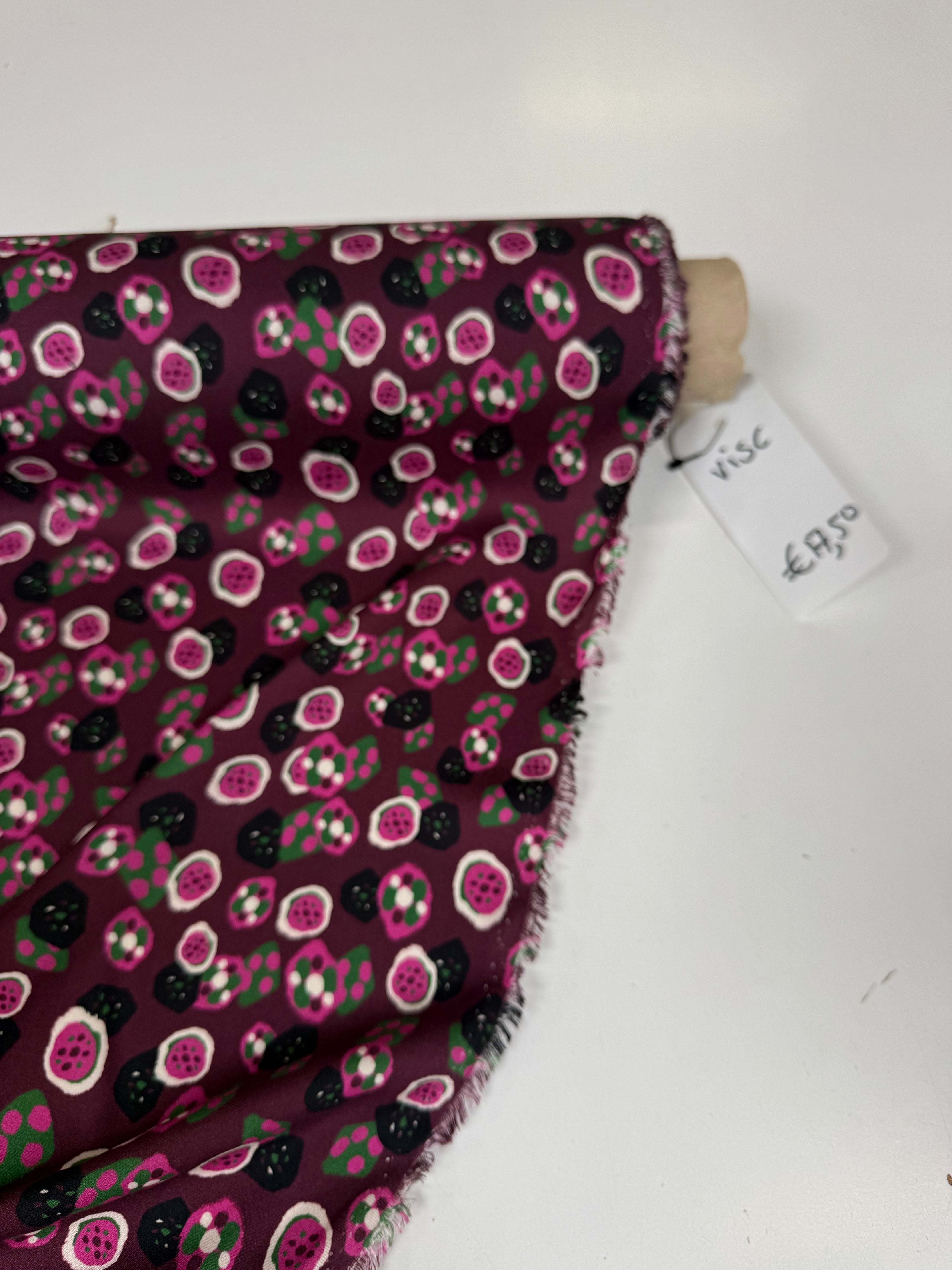 Viscose twill met dessin