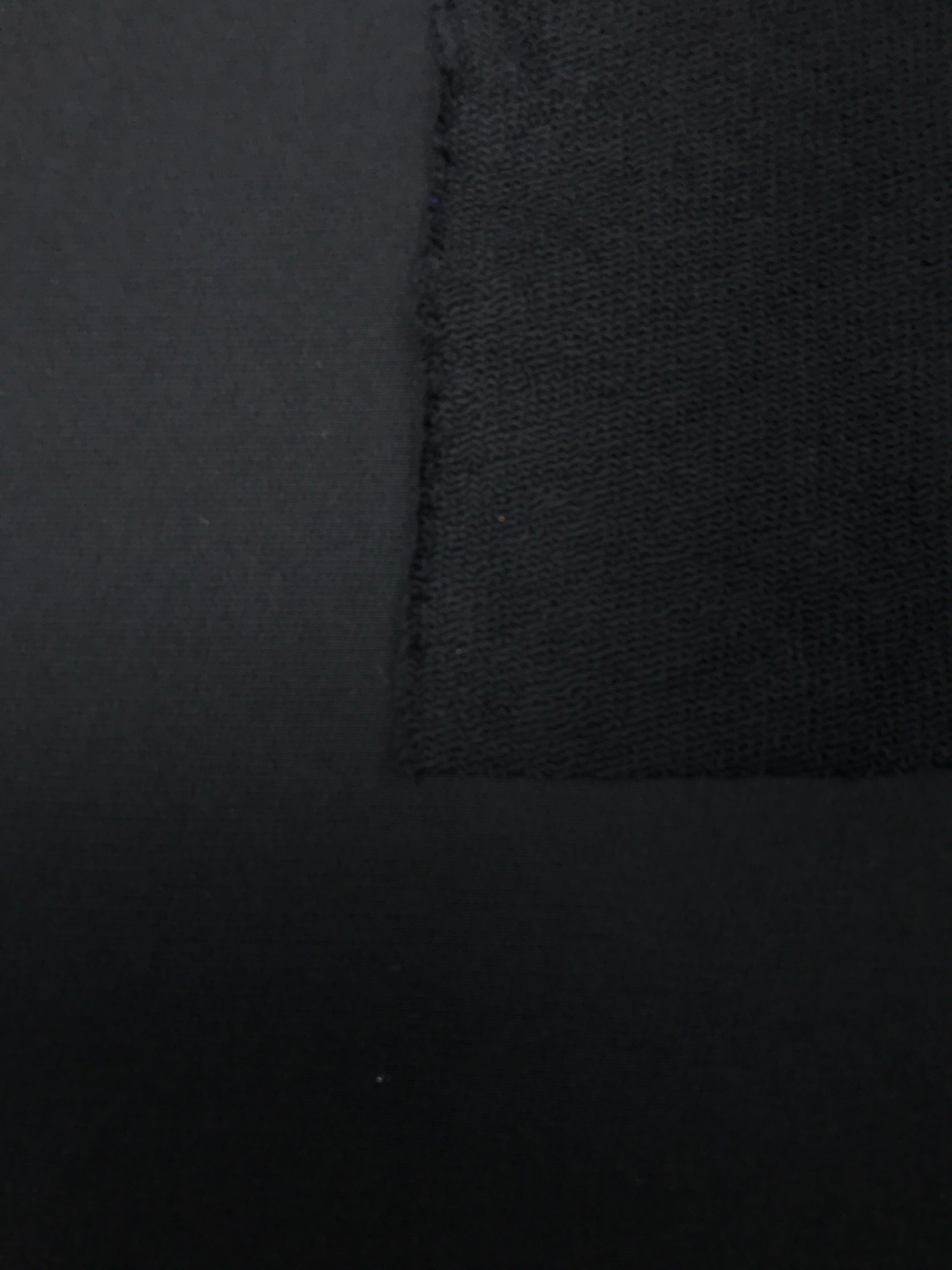 French Terry organic cotton black