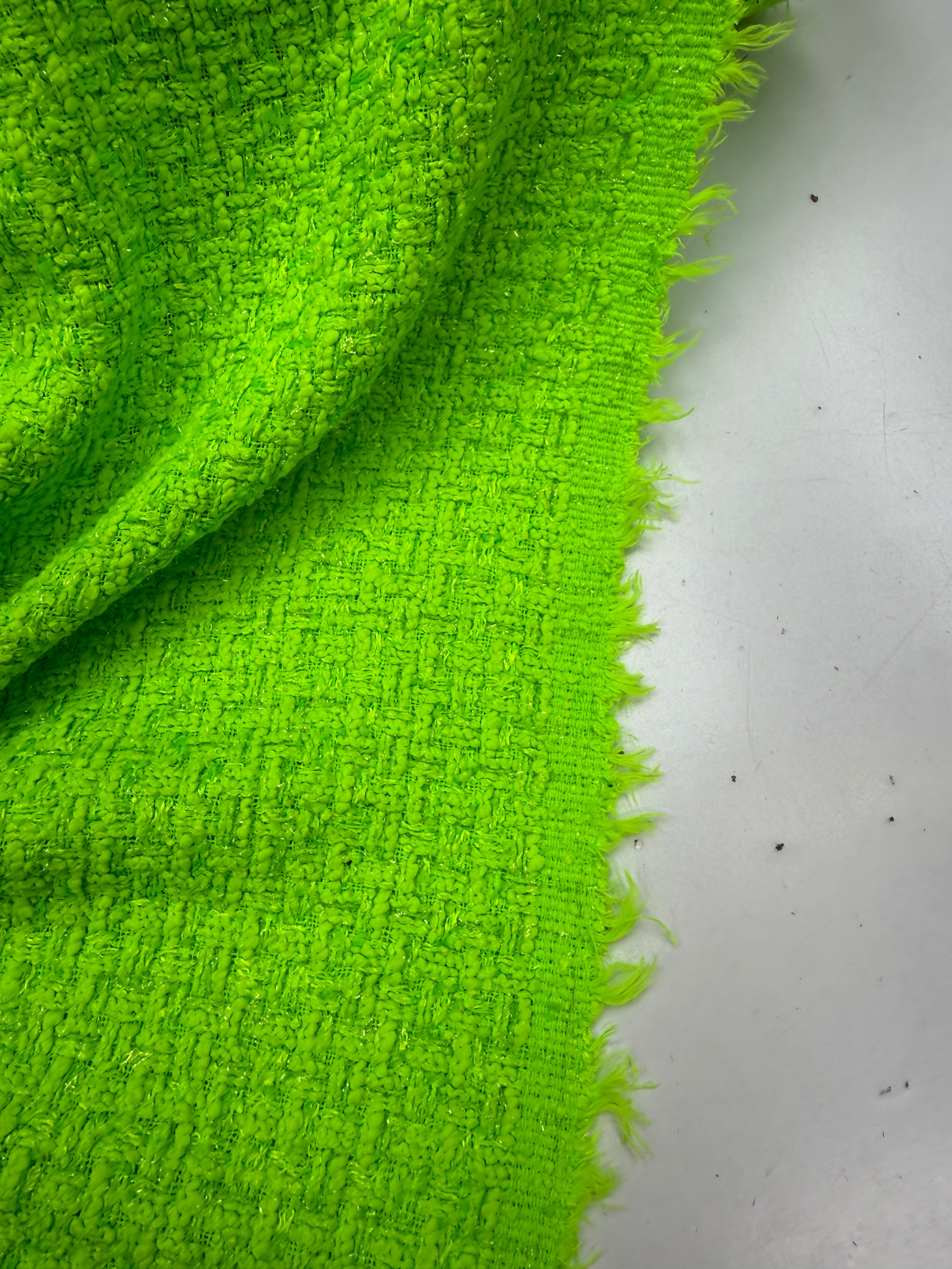 Boucle neon groen
