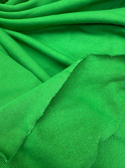 French Terry bio katoen helder groen