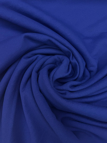 French Terry bio katoen paars blauw