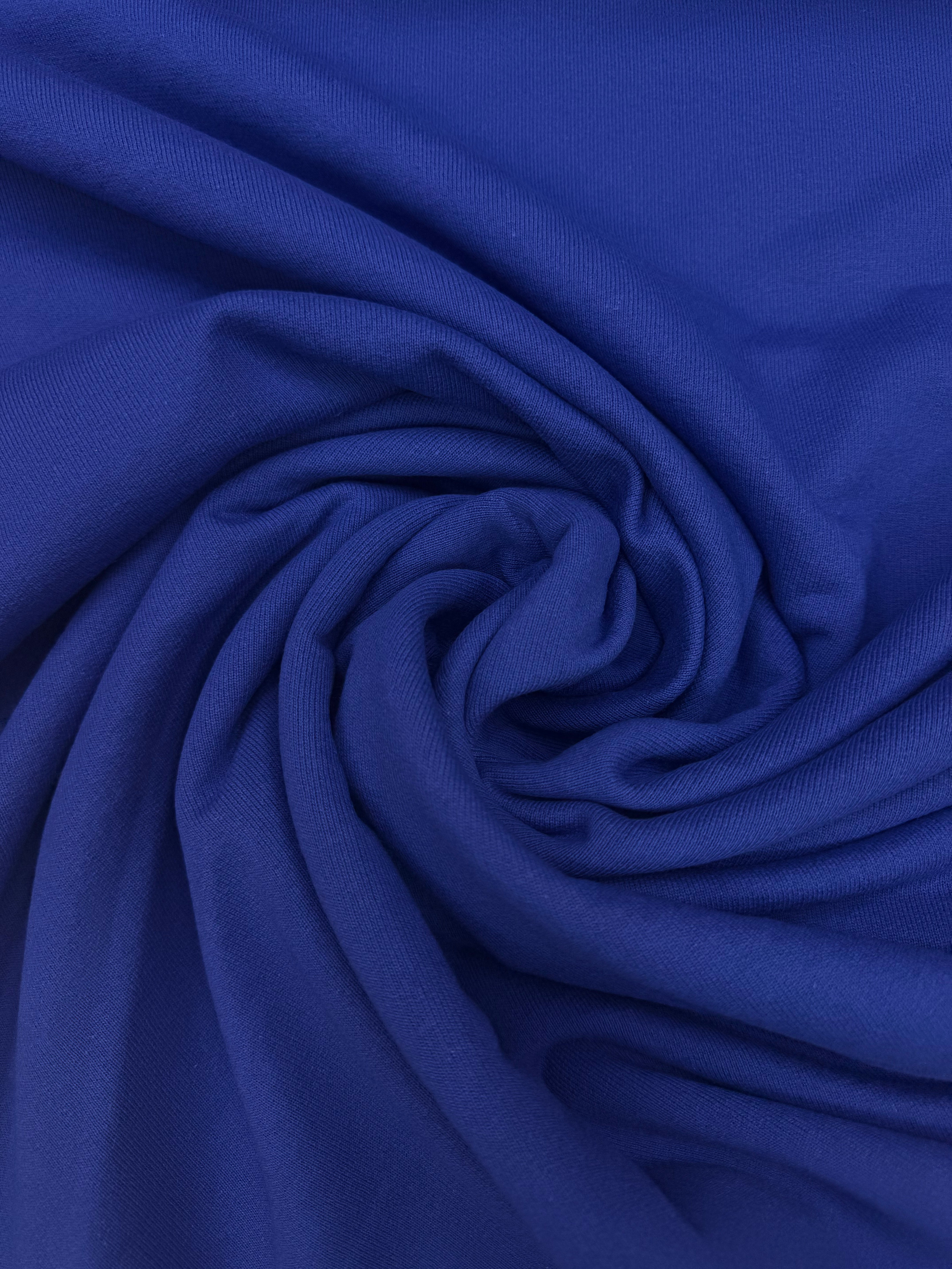 French Terry bio katoen paars blauw