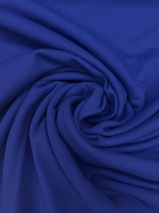 French Terry bio katoen paars blauw