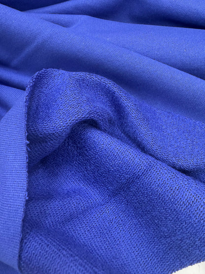 French Terry bio katoen paars blauw