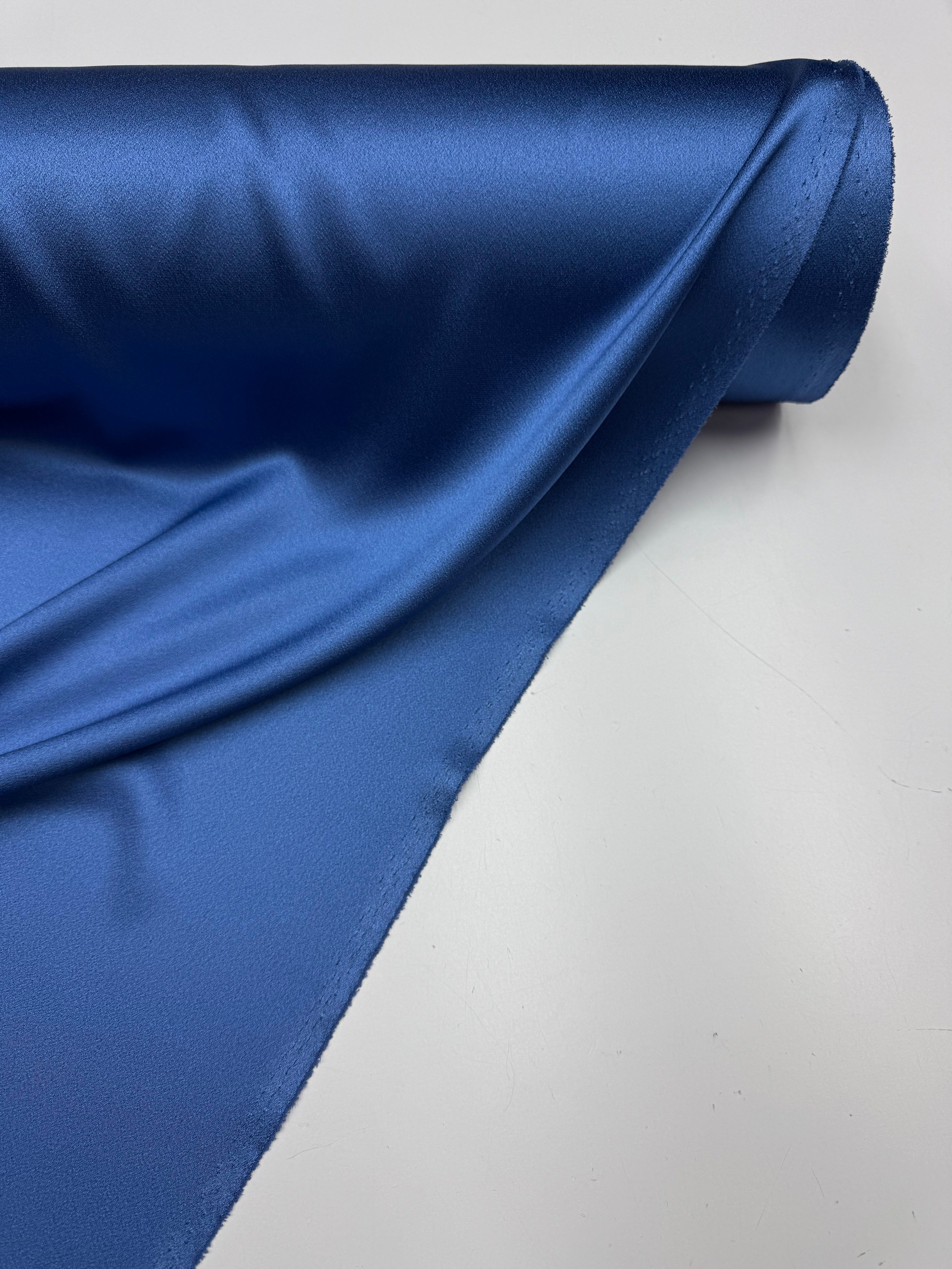 Crepe satijn Cady blauw