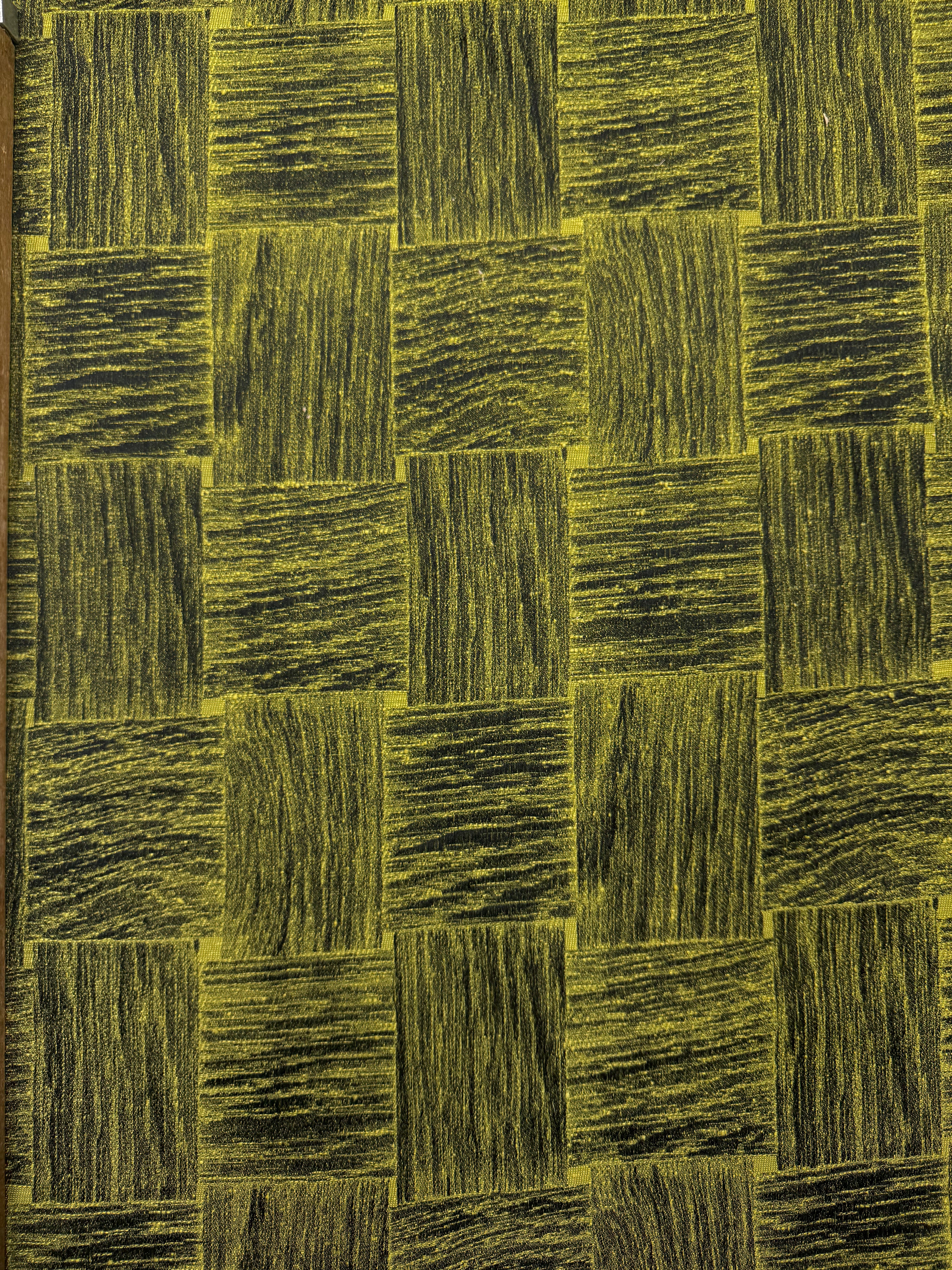 Jacquard zijden blend woven lime antraciet