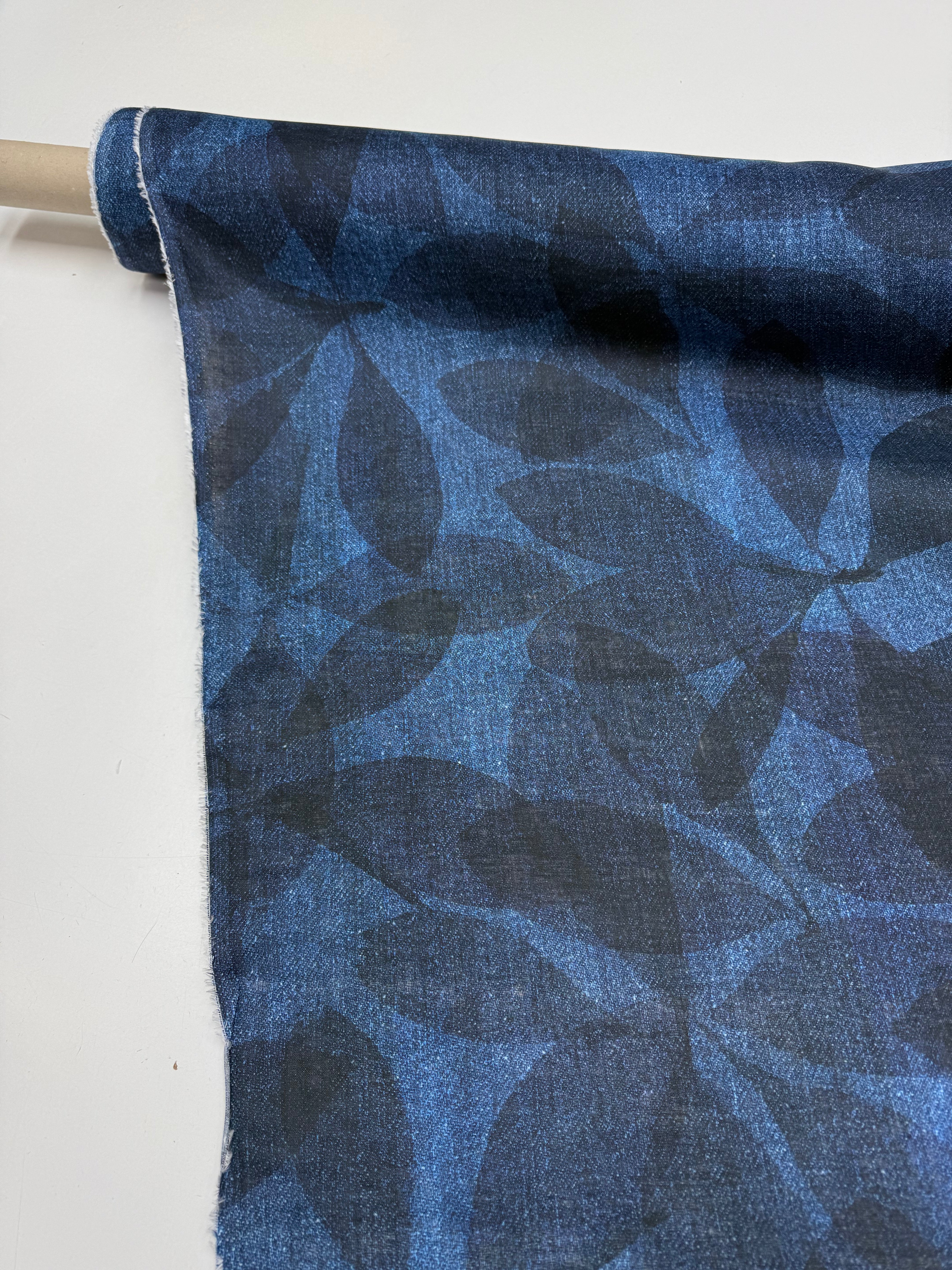 SS2026 Linnen exclusieve print denim grafisch floral