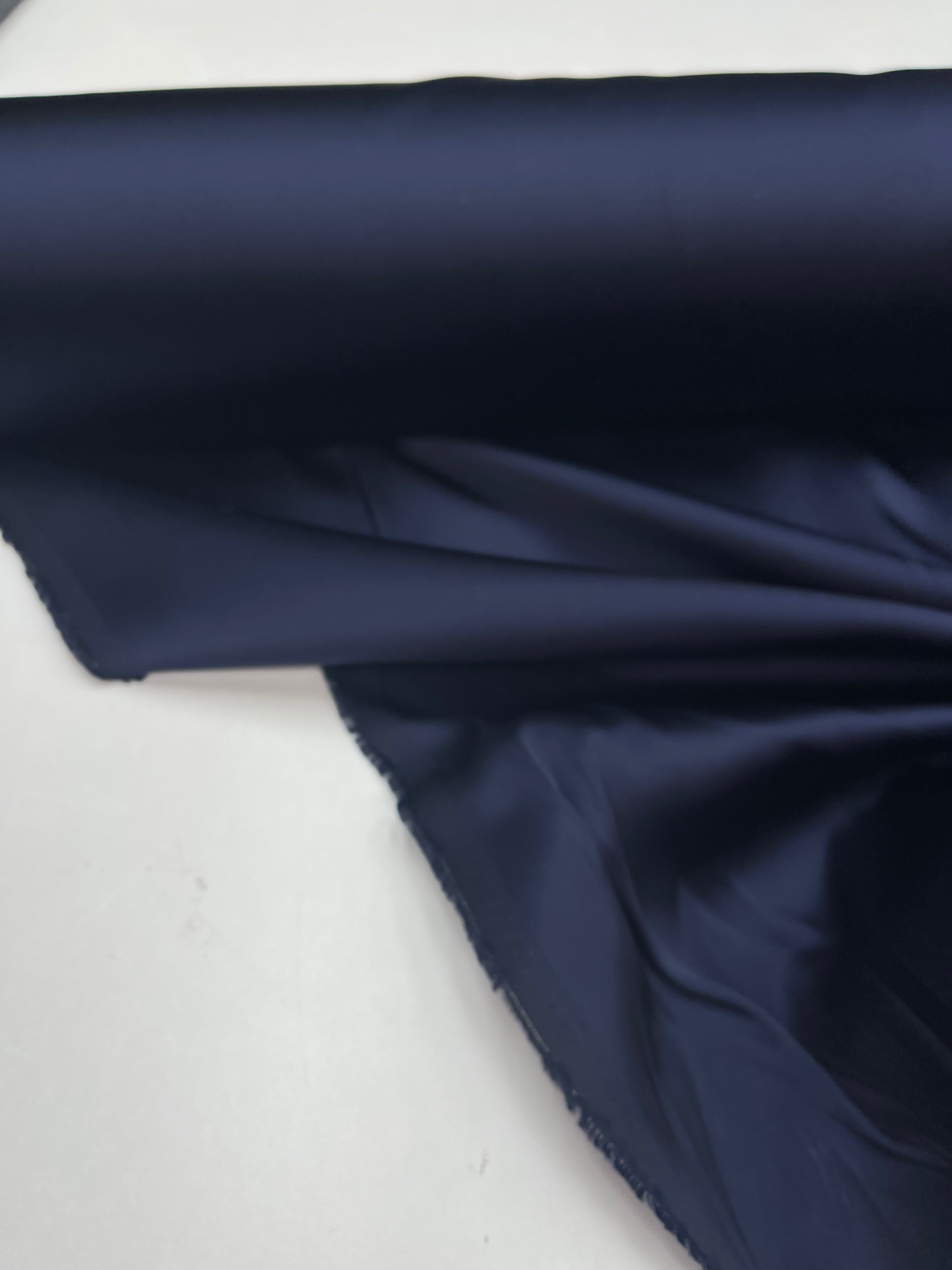 Double face satin duchesse navy