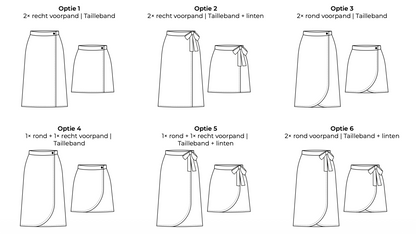 Patroon The Core Skirt / Wikkelrok