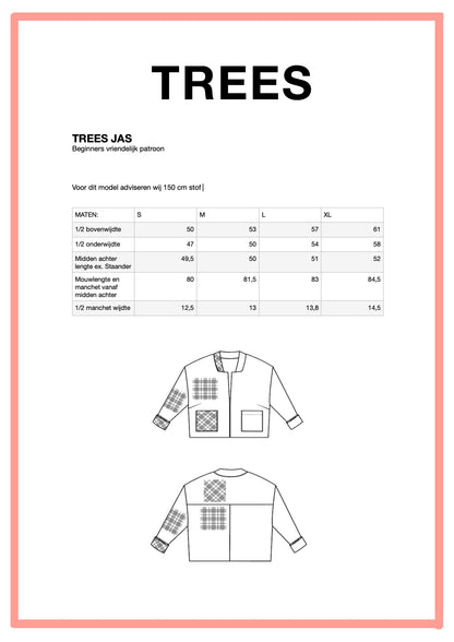 Patroon Trees geprinte versie