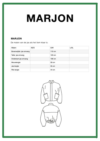 Patroon Marjon geprinte versie