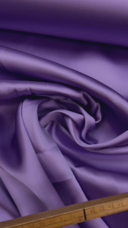 Double face satin duchesse lilac
