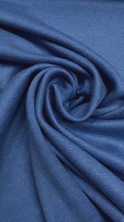 A/W 2024/2025 Knitted viscose blend medium thickness color sky blue