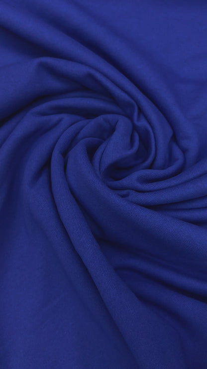 French Terry bio katoen paars blauw