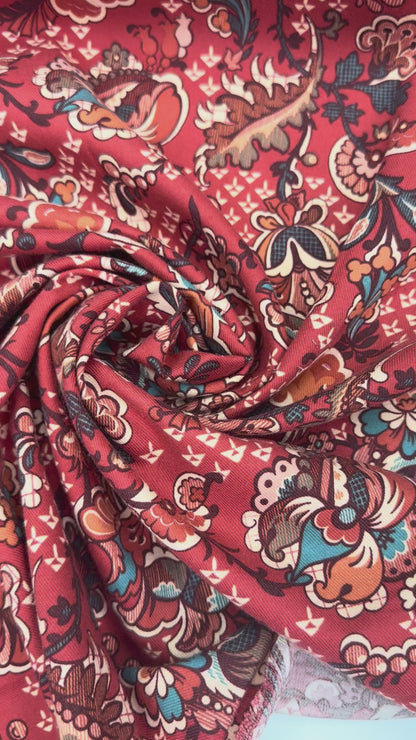 Liberty katoen met print