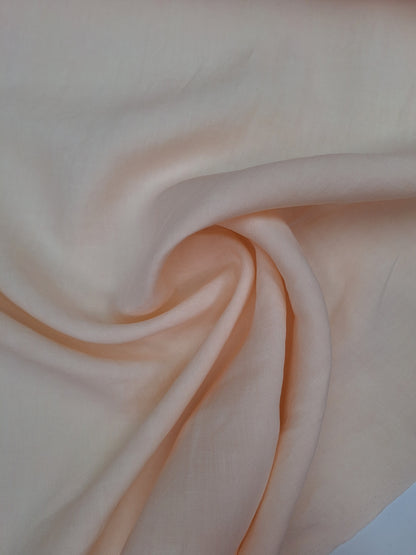 Stevige linnen peach