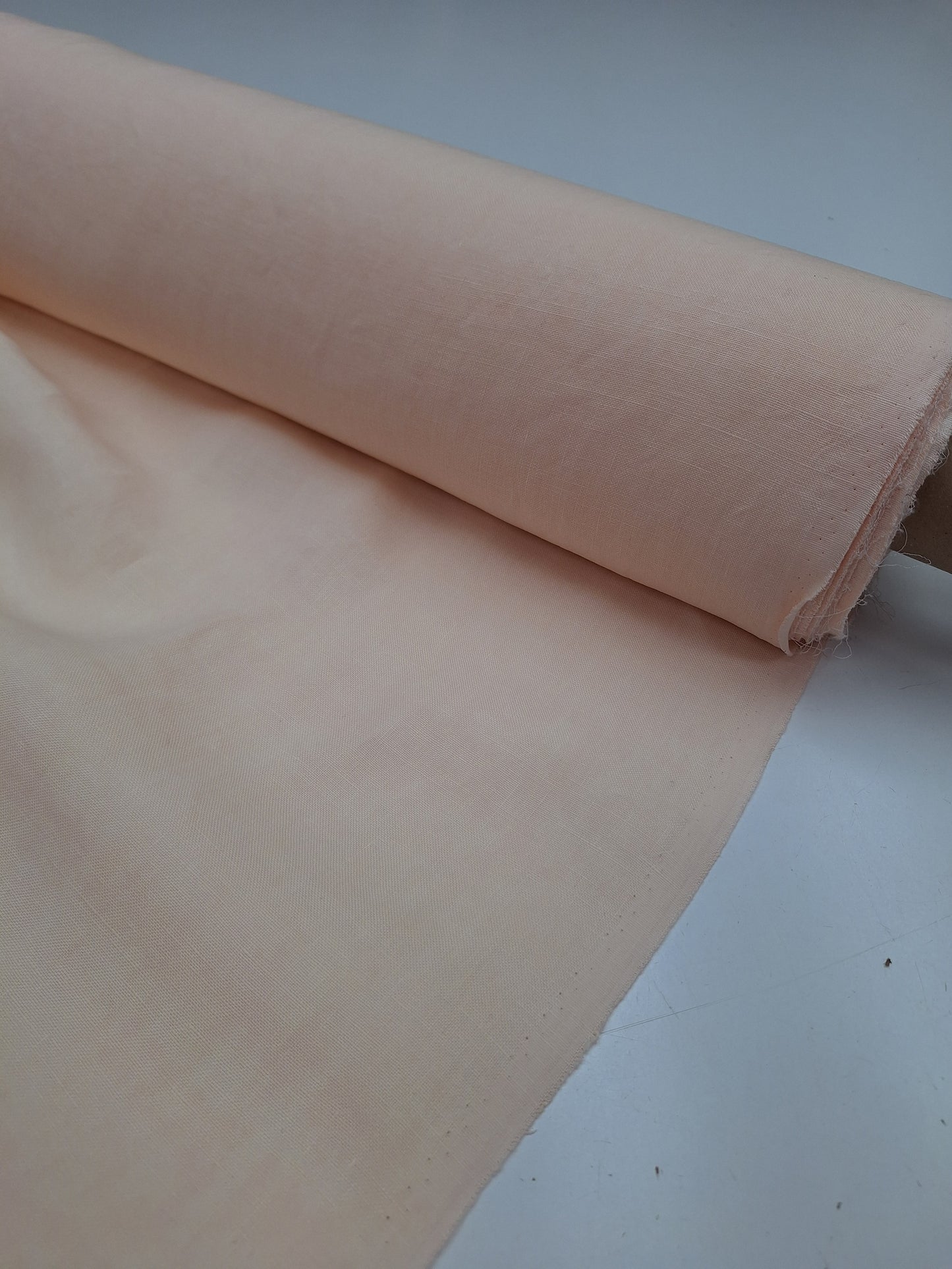 Stevige linnen peach