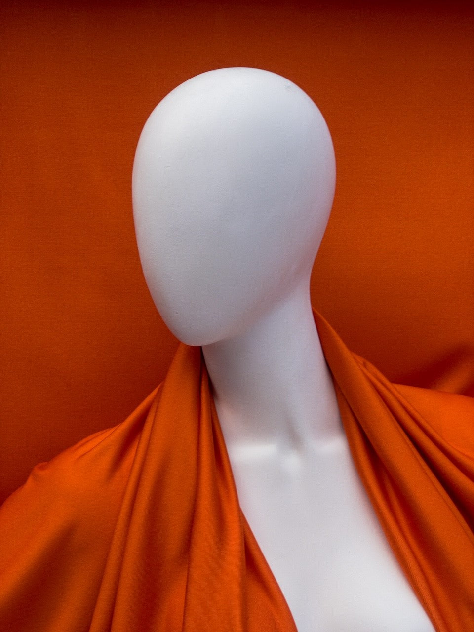Silk jersey orange